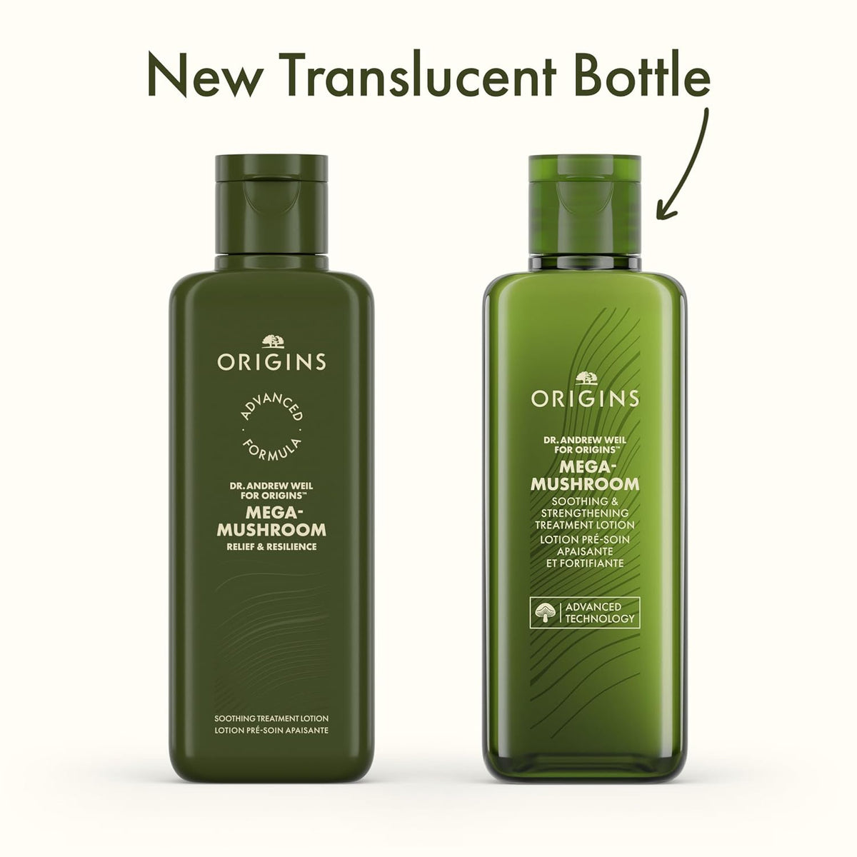 Origins Mega-Mushroom Soothing Treatment Lotion | Great for Sensitive Skin | With Reishi Mushroom