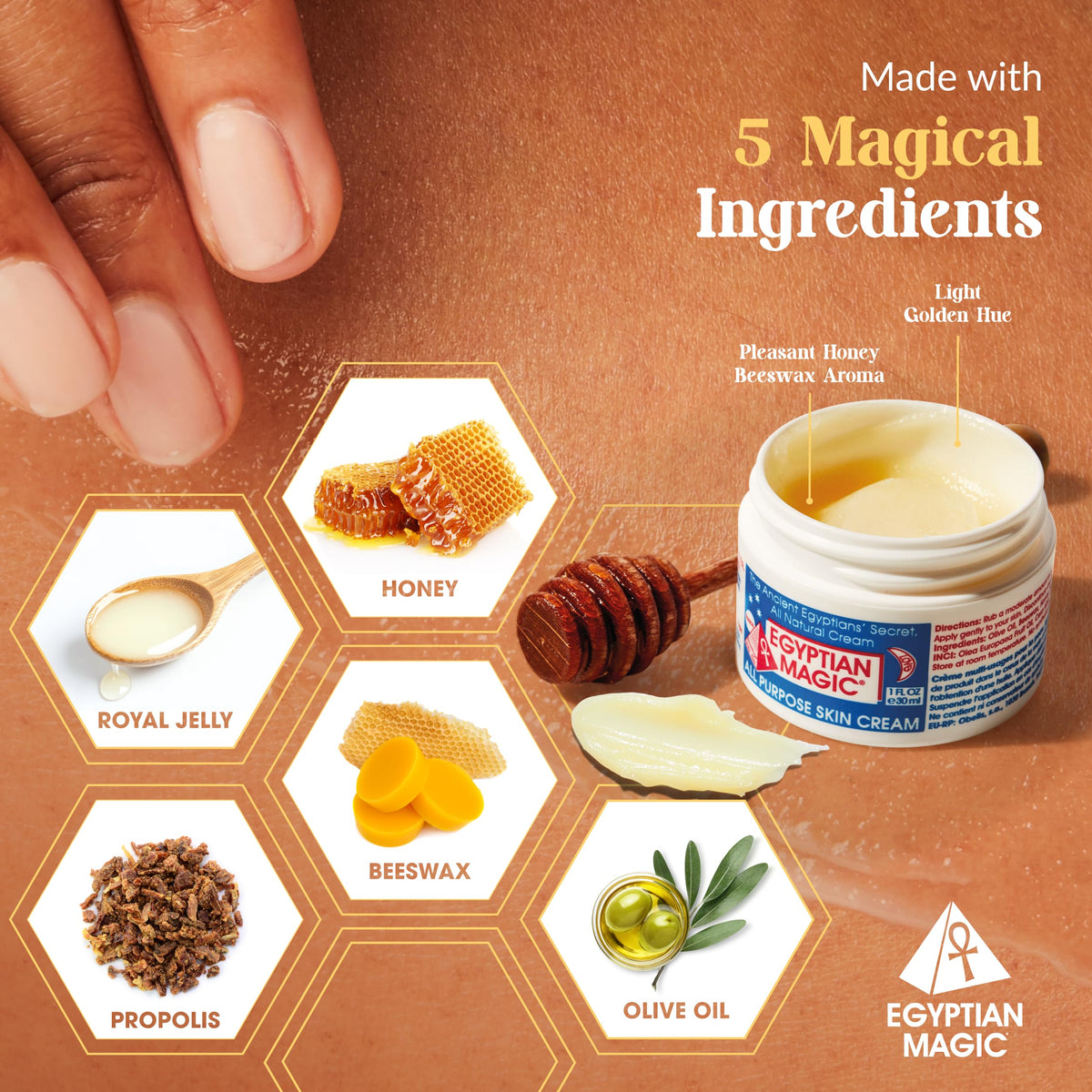 Egyptian Magic All-Purpose Moisturizing Cream, 4oz Jar