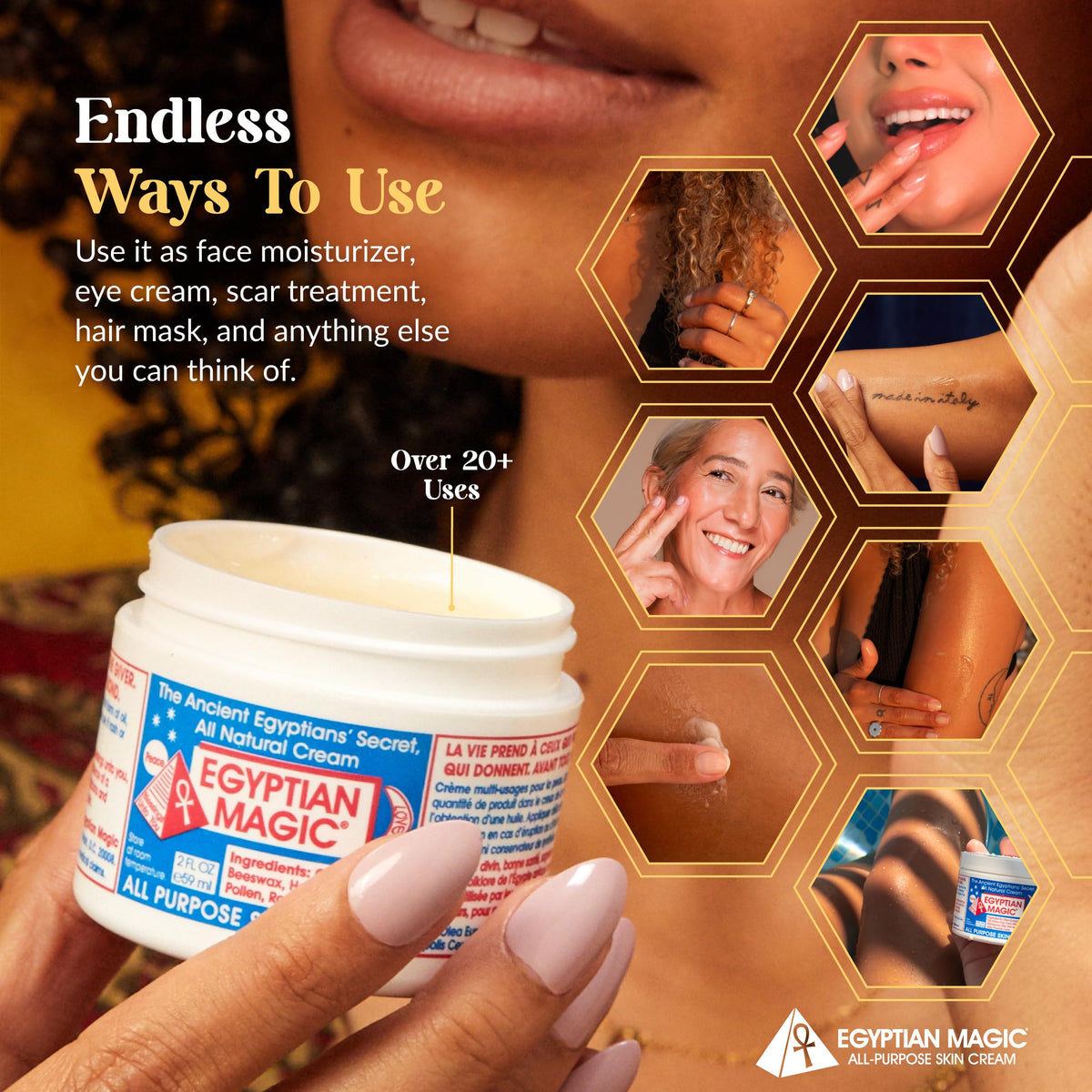 Egyptian Magic All-Purpose Moisturizing Cream, 4oz Jar